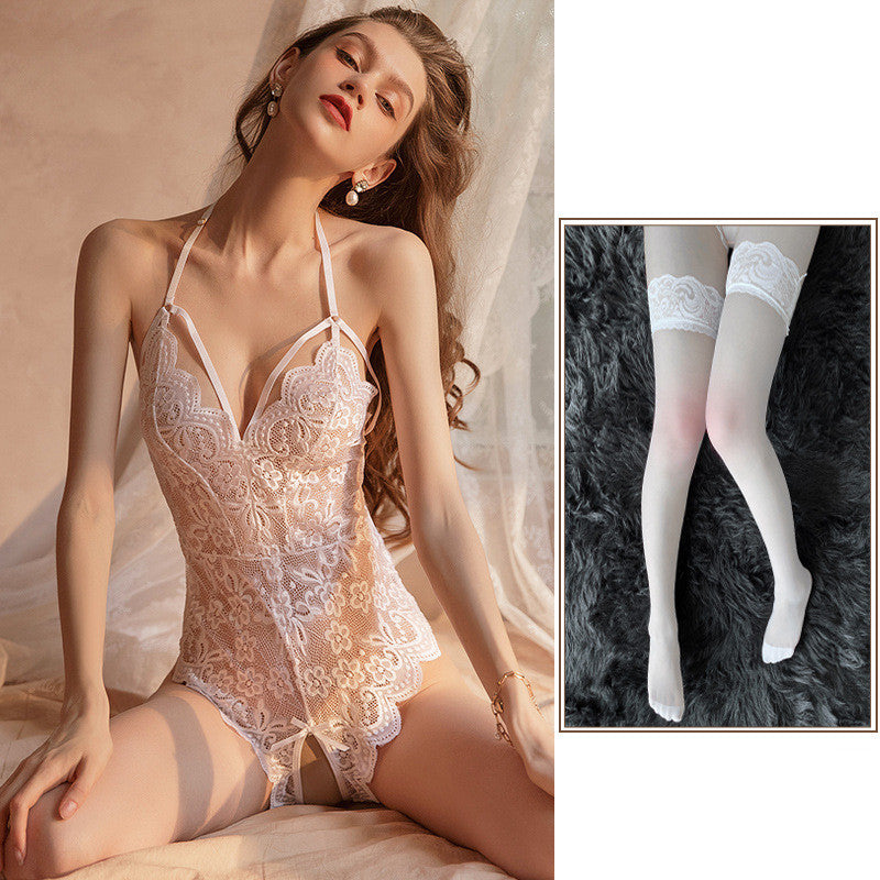 European And American Erotic Lingerie Ladies Bodysuit Lace
