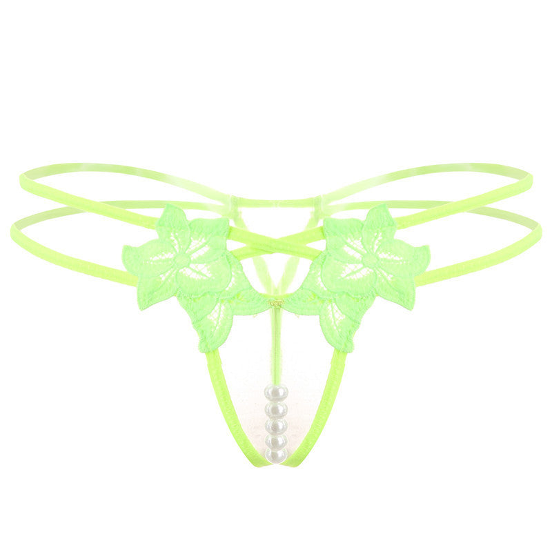 Erotic Lingerie Sexy Embroidered Women's Thong