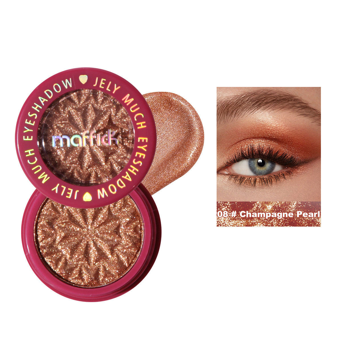 12-color Mashed Potato Eyeshadow Delicate Pearlescent