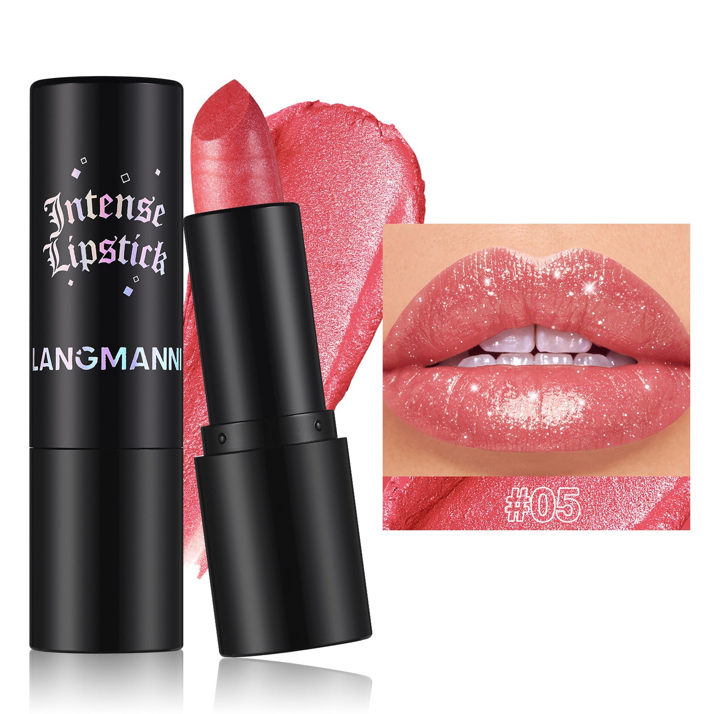 Seven-color Gothic Style Pearl Lipstick Multi-functional Lip And Cheek Dual-use