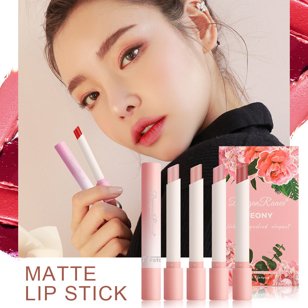 Cigarette Lipstick Box Matte Finish 4 Flowers Suit