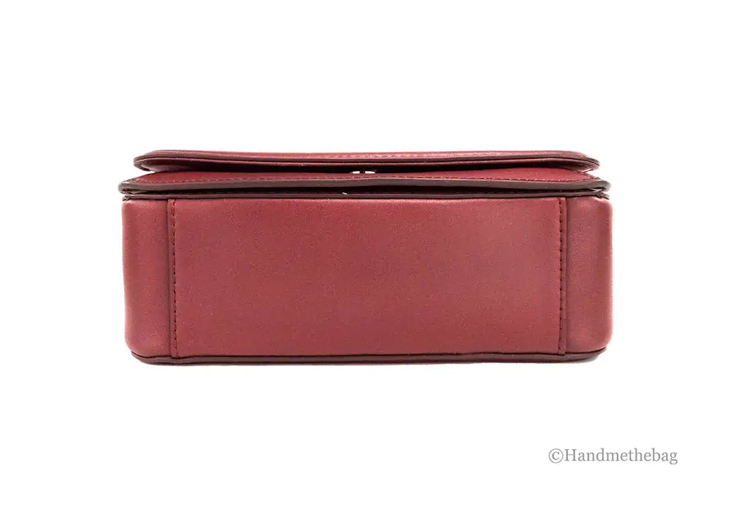 Marc Jacobs Medium Metal Signet Syra Leather Flap Crossbody
