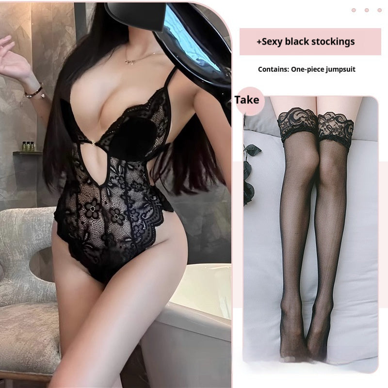 Sexy Lingerie Lace Seduction Free Uniform