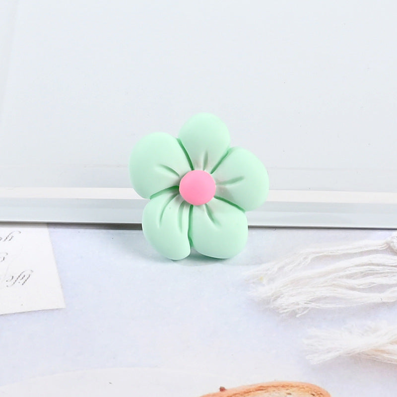 Flower Cream Mobile Phone Shell Accessories