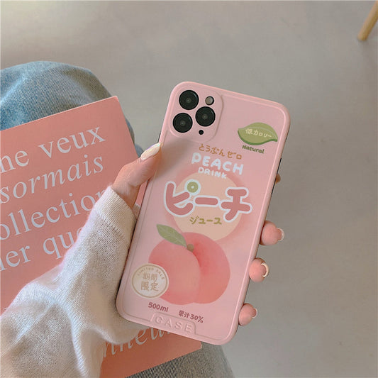 Summer peach phone case
