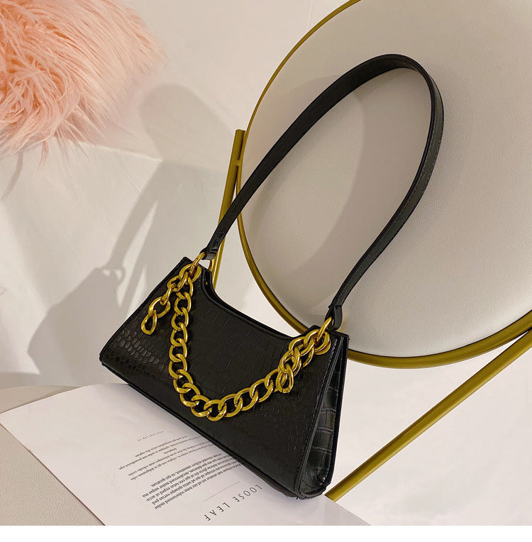 Cross-body portable chain bag