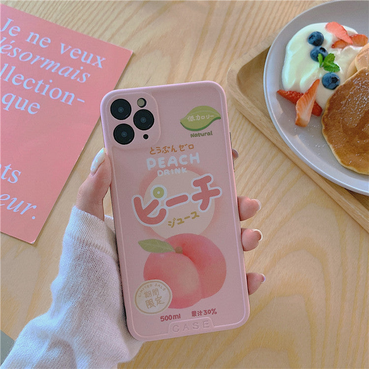 Summer peach phone case