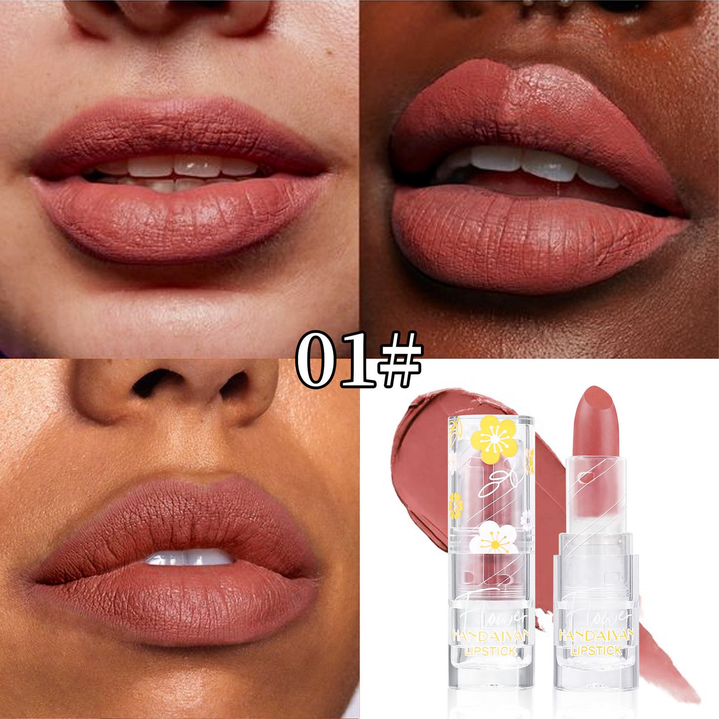 Matte Lipstick 12 Colors Handaiyan Makeup Matte Waterproof