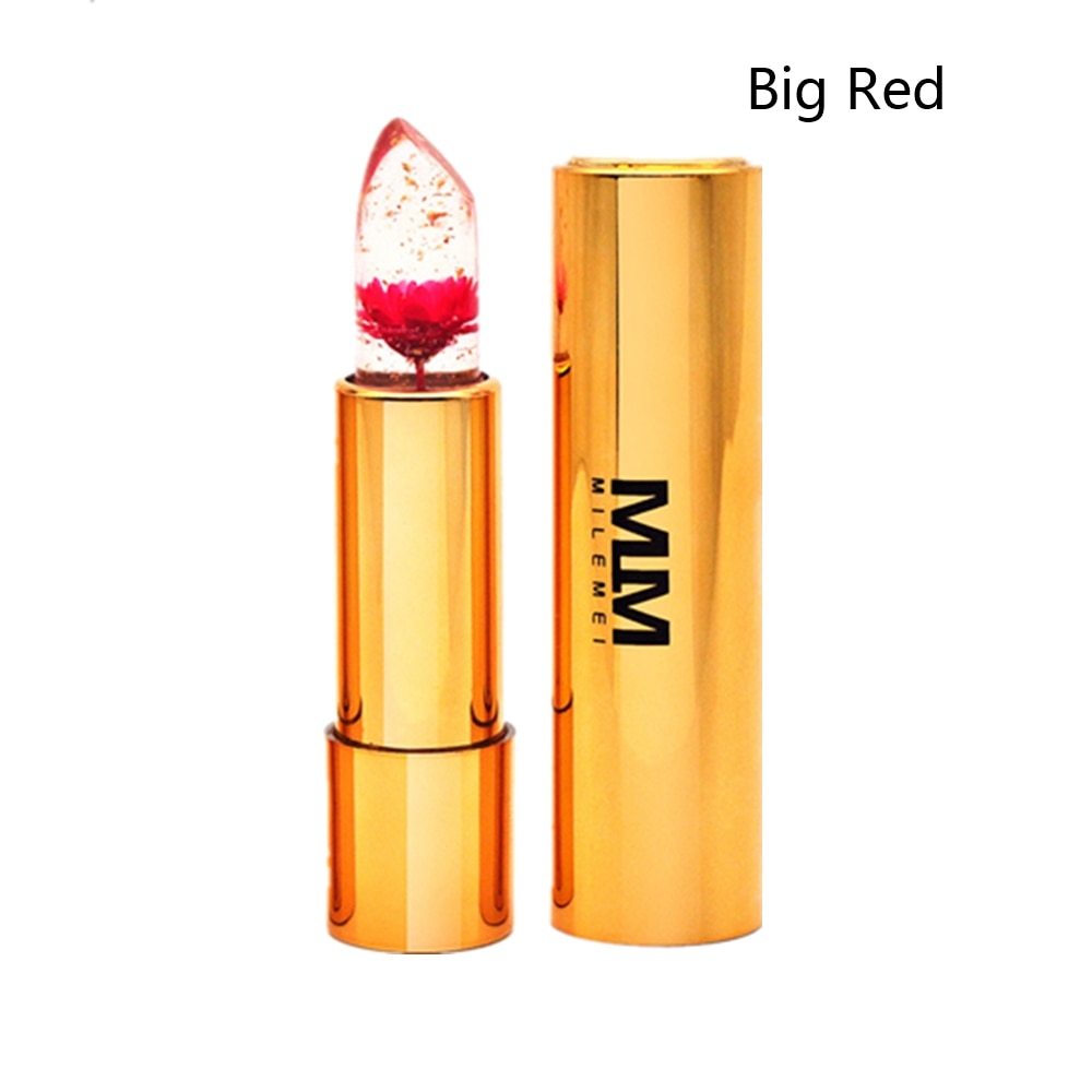 Cross-border Explosion for Moisturizing, Moisturizing and Colouring Lipstick Moisturized by Milome  Flowers Temperature-changing Jelly Lipstick Transparent Jelly