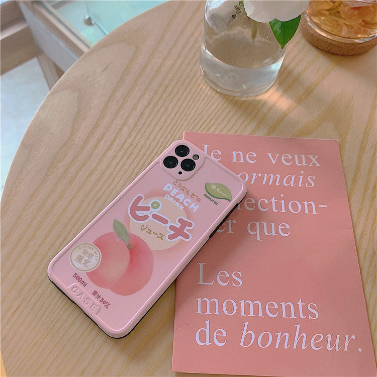 Summer peach phone case
