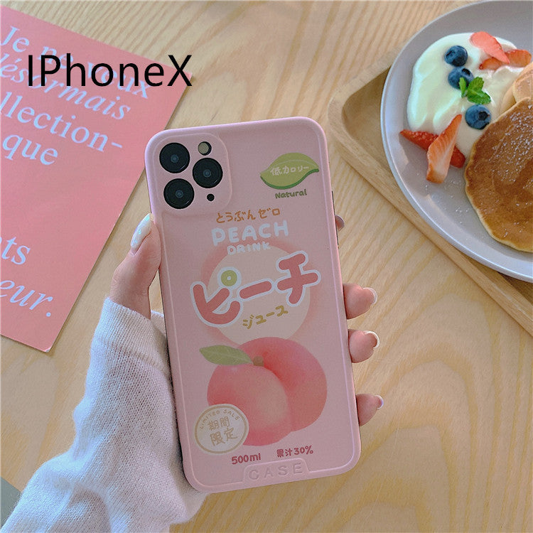 Summer peach phone case
