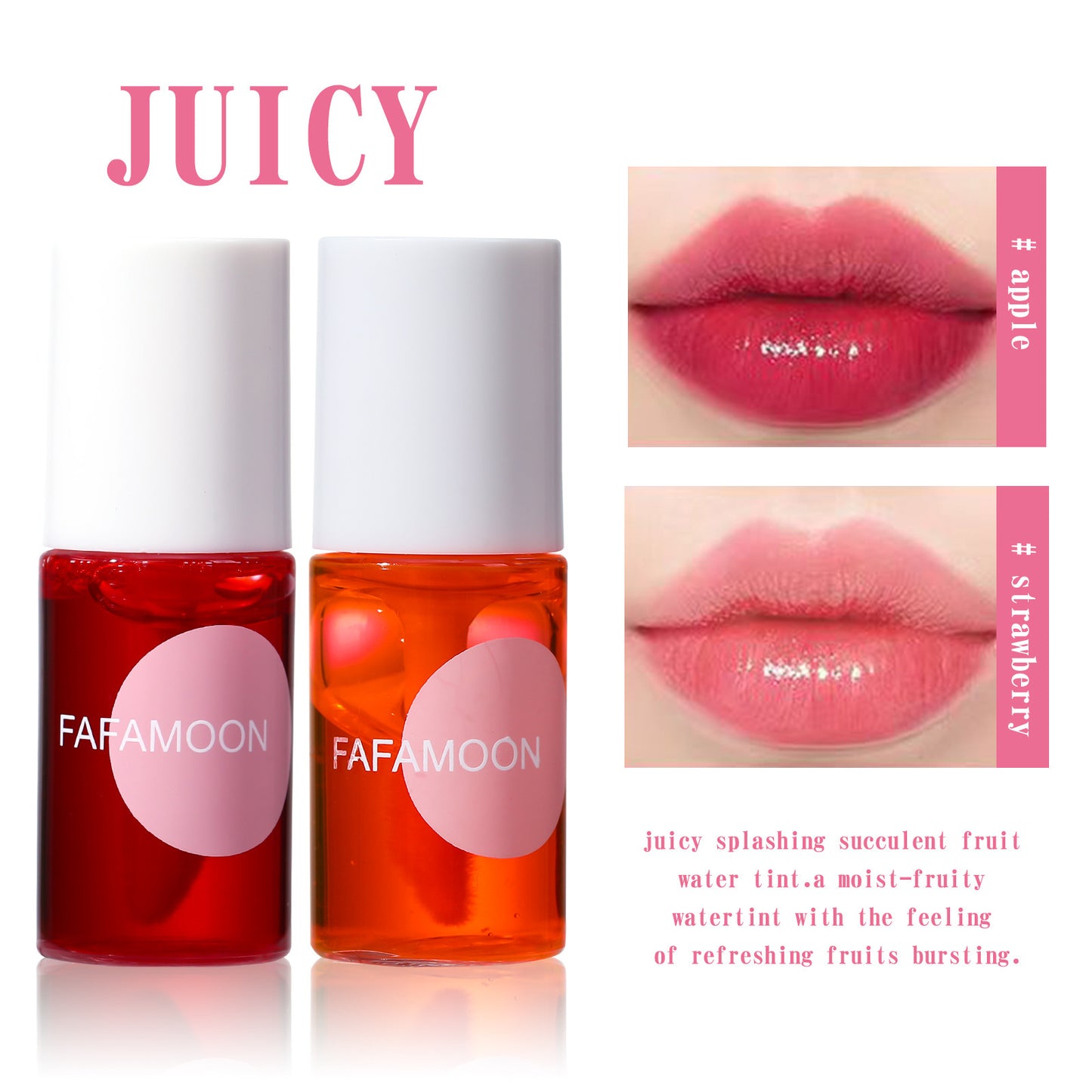 Cross-border Lipstick Water Lip Stain Lip Lacquer Long-lasting Moisturizing Matte Rouge Cheek Dual-use