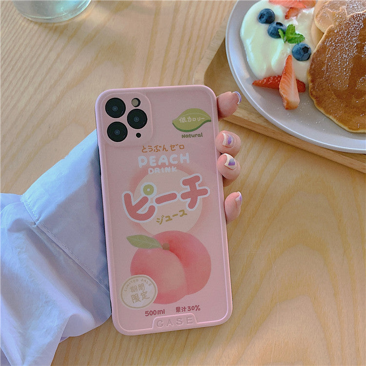 Summer peach phone case