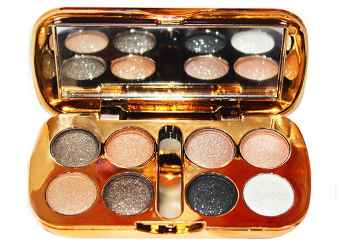 Eight-color pearly eyeshadow diamond