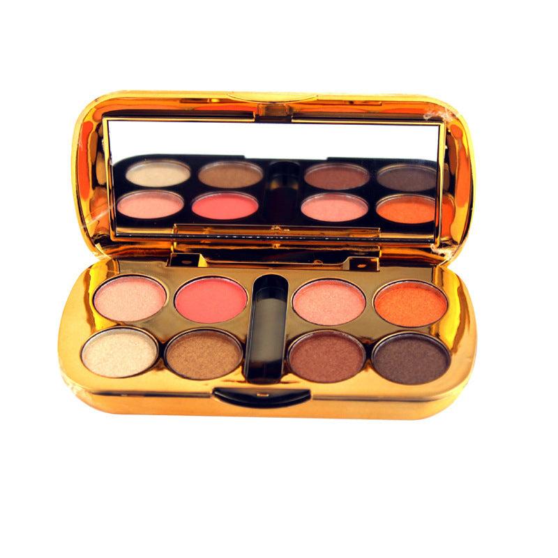 Eight-color pearly eyeshadow diamond