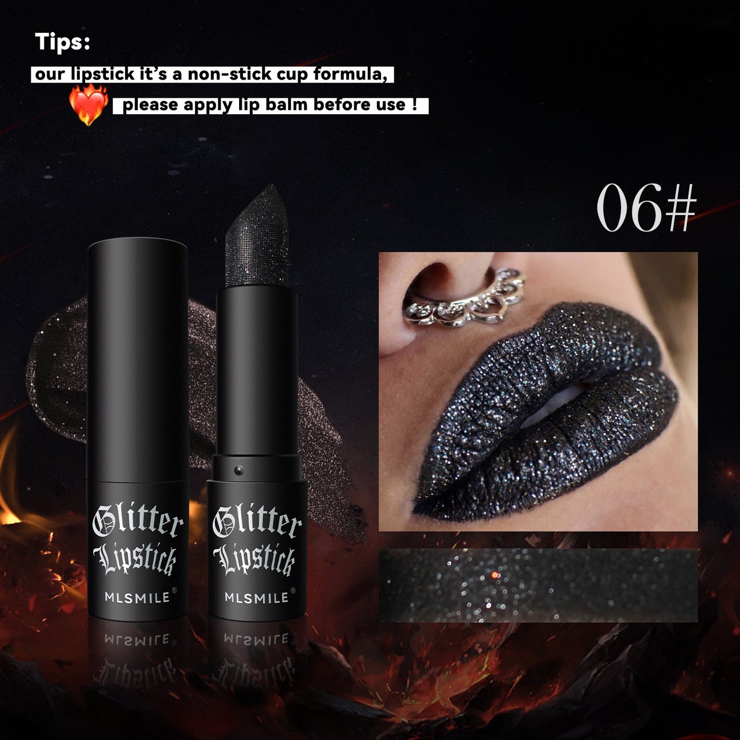 Pearlescent Thin And Glittering Diamond Lipstick Easy To Color Longlasting Lip Gloss Long Lasting Nourishing Moisturizing 7 Color Lipstick