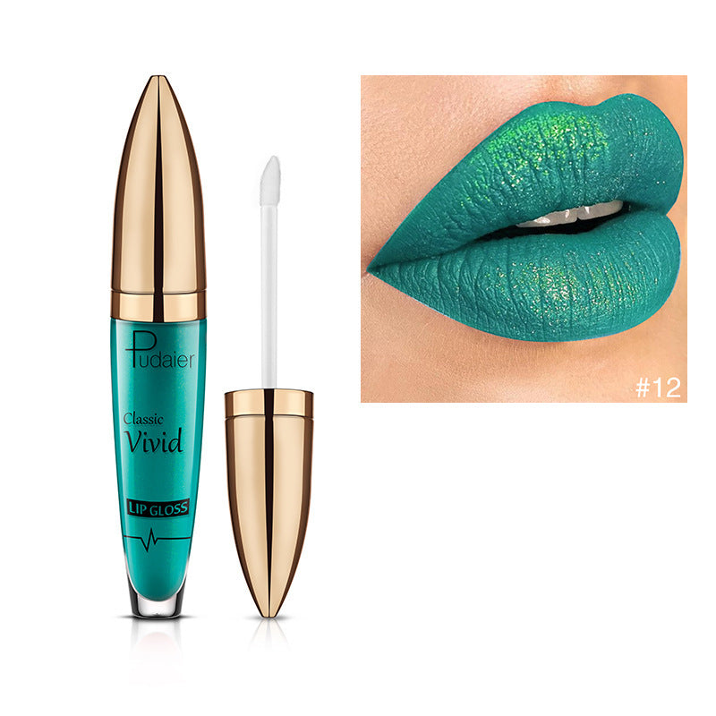 Makeup Pudaiier Diamond Lip Gloss Pearly Matte