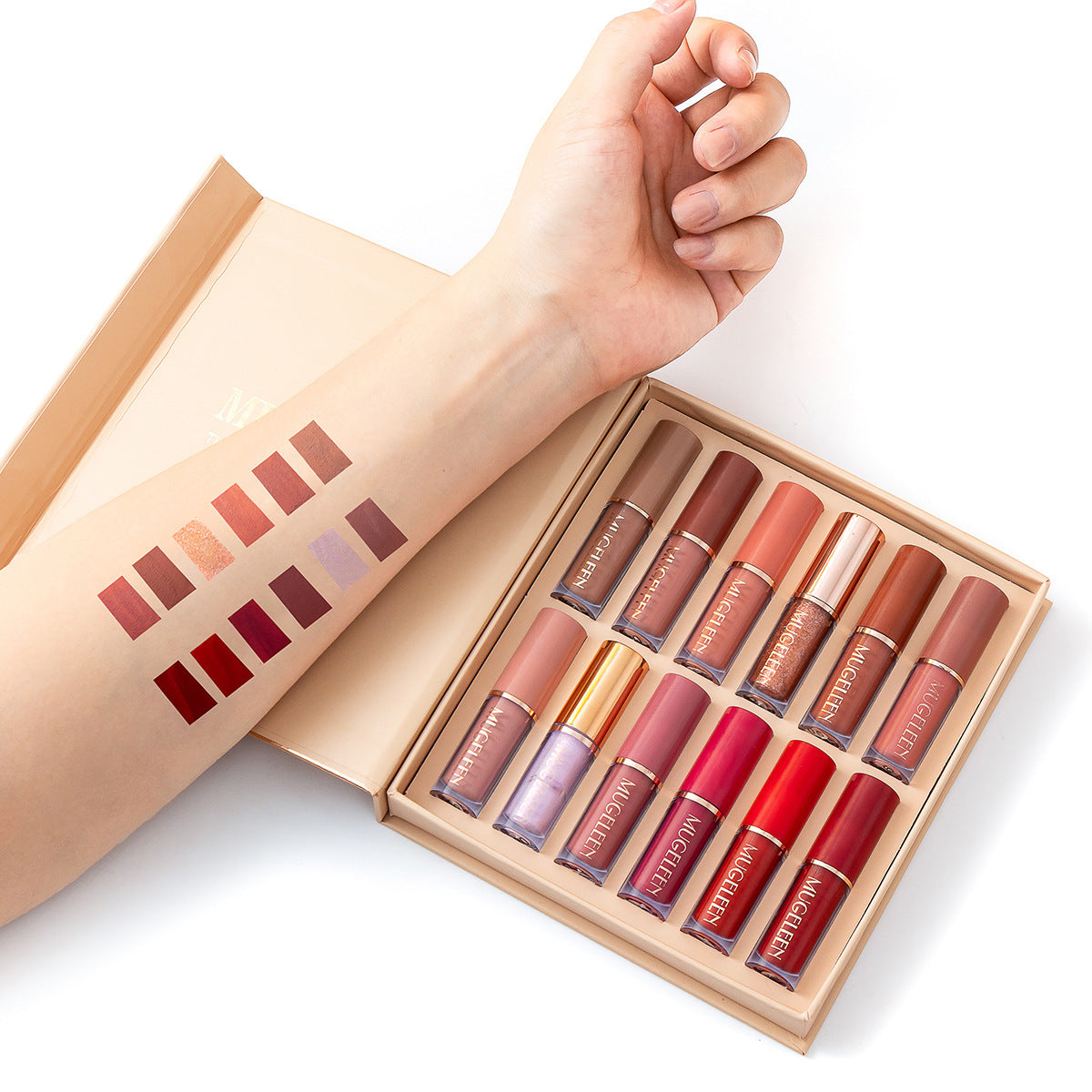 Matte Shimmer No Stain On Cup Not Easy To Fade Lip Glaze Set