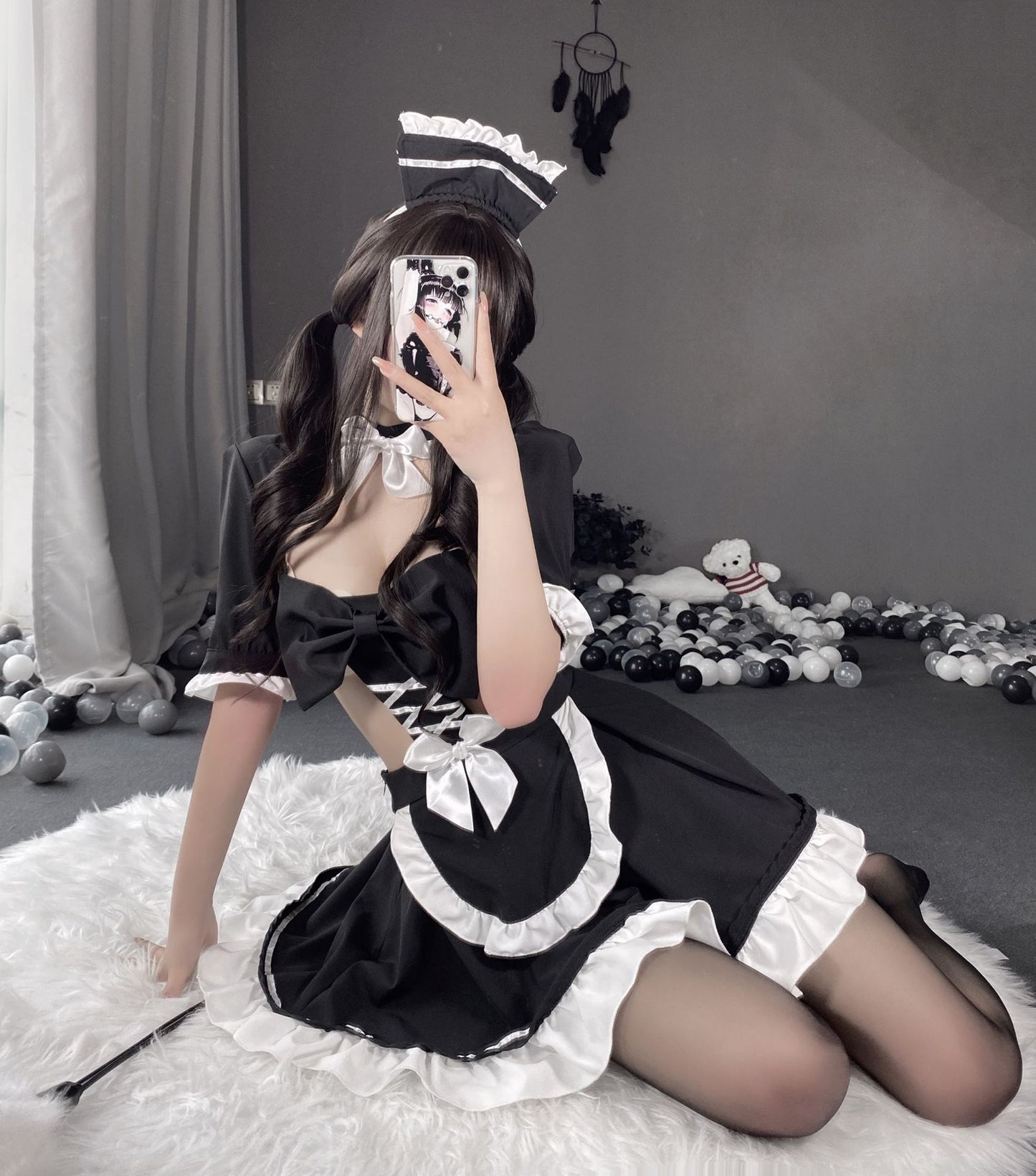 Erotic Lingerie Bed Maid Outfit Passion Suit