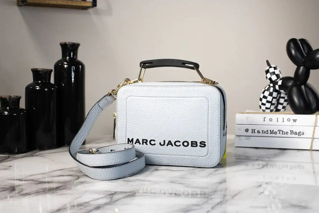 Marc Jacobs The Box Quarry Leather Top Handle Bag