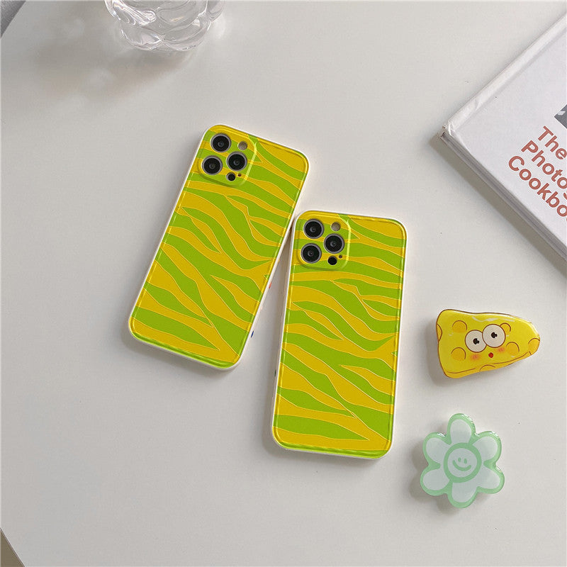 Fluorescent Striped Phone Case
