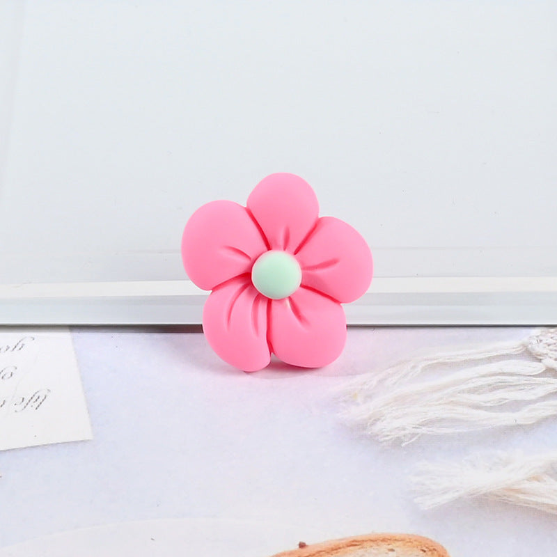 Flower Cream Mobile Phone Shell Accessories