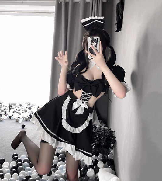 Erotic Lingerie Bed Maid Outfit Passion Suit