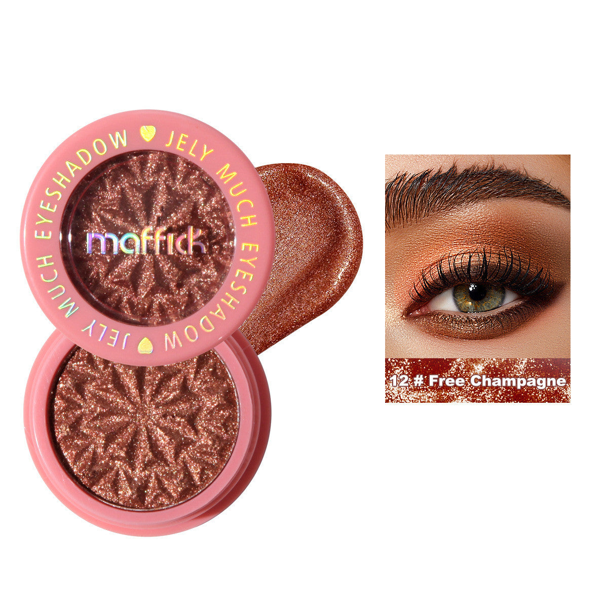 12-color Mashed Potato Eyeshadow Delicate Pearlescent