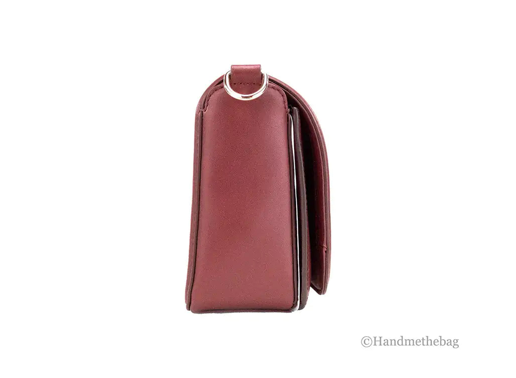 Marc Jacobs Medium Metal Signet Syra Leather Flap Crossbody