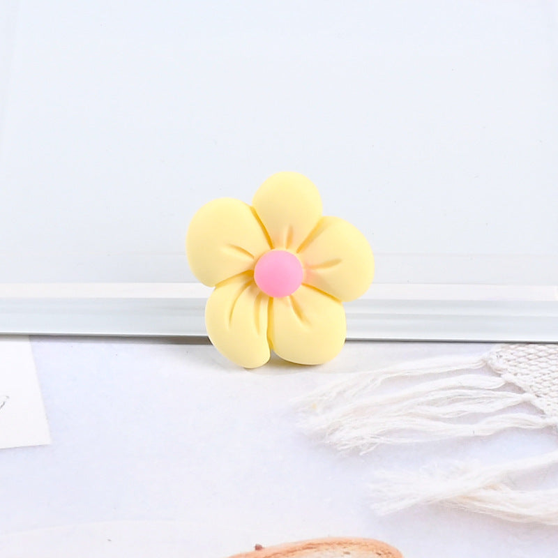 Flower Cream Mobile Phone Shell Accessories