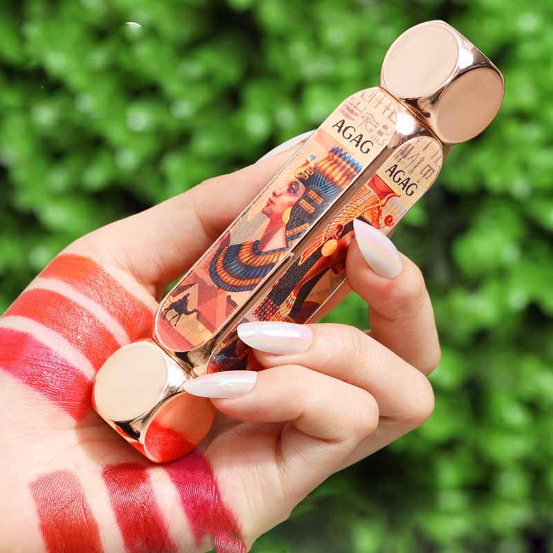 Fashion Dual-tube Matte Six-color Lipstick