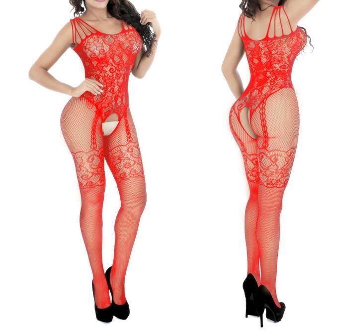 Sling And Bowknot Hollowed Out Sexy One-piece Net Suit Sexy Lingerie Flirting Temptation To Attract