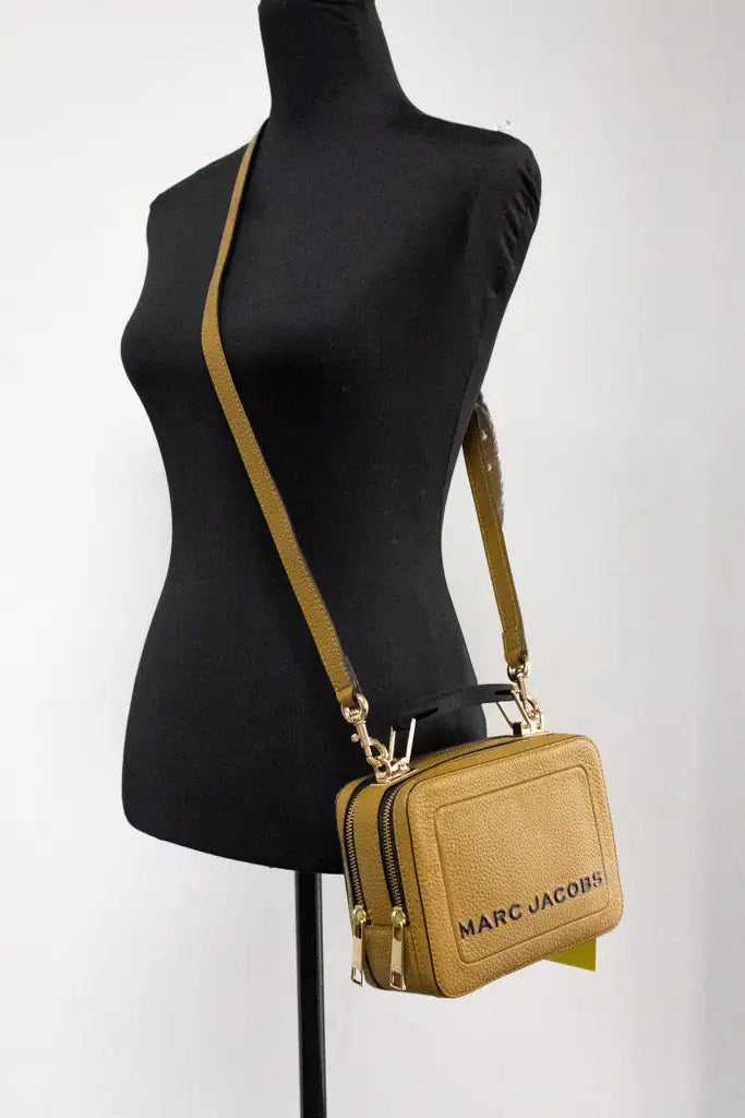 Marc Jacobs The Box Golden Brown Top Handle Bag