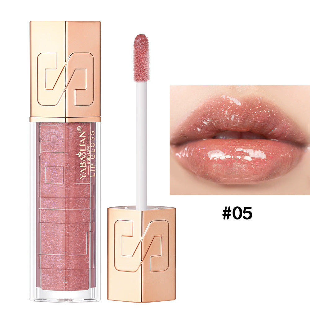 Makeup Hyaluronic Acid Water Light Shimmer Sequins Lip Lacquer