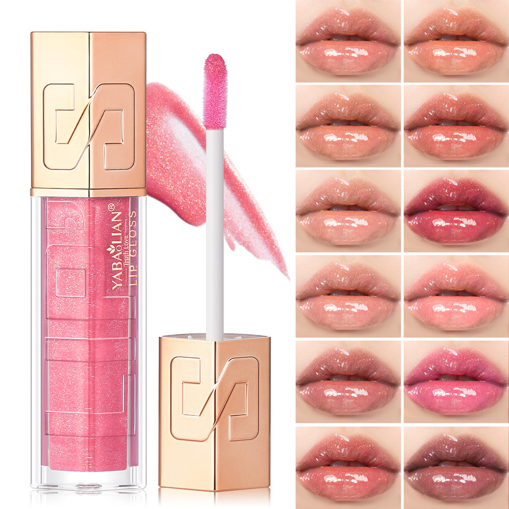 Makeup Hyaluronic Acid Water Light Shimmer Sequins Lip Lacquer