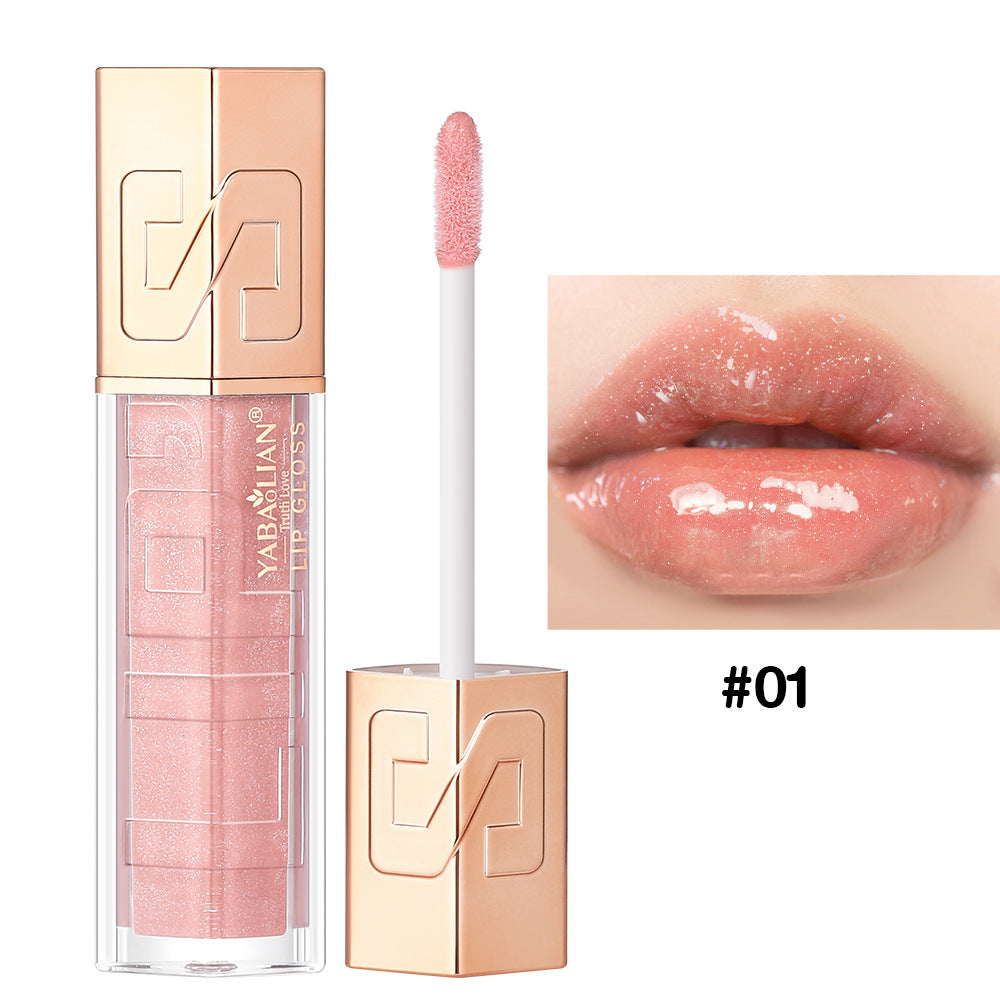 Makeup Hyaluronic Acid Water Light Shimmer Sequins Lip Lacquer