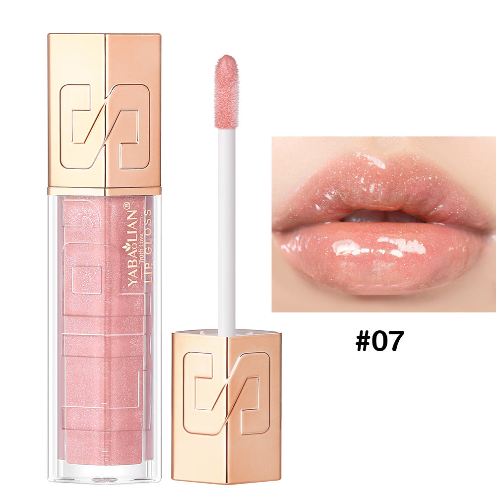 Makeup Hyaluronic Acid Water Light Shimmer Sequins Lip Lacquer