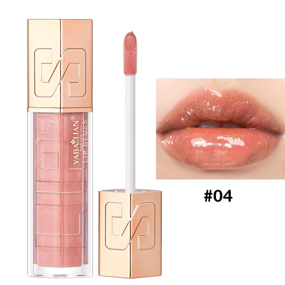 Makeup Hyaluronic Acid Water Light Shimmer Sequins Lip Lacquer