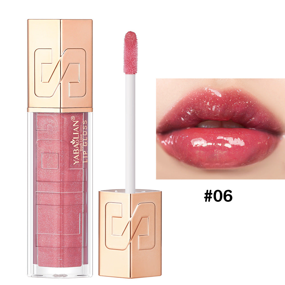 Makeup Hyaluronic Acid Water Light Shimmer Sequins Lip Lacquer