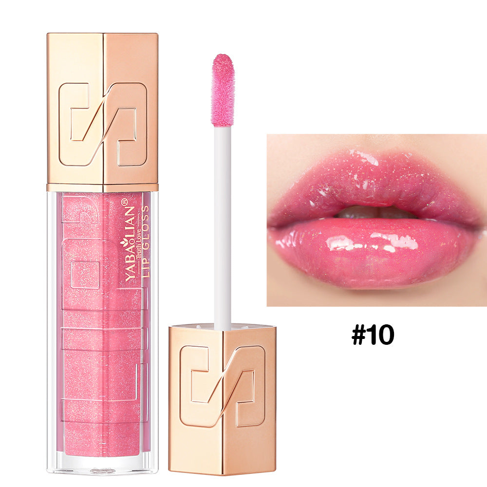 Makeup Hyaluronic Acid Water Light Shimmer Sequins Lip Lacquer
