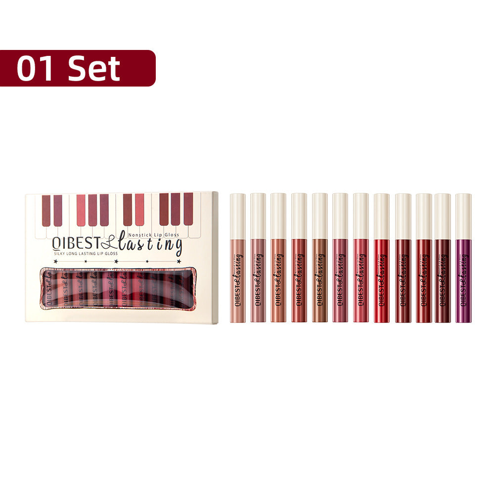 No Stain On Cup Lip Glaze Set Matte Finish Liquid Lipstick Does Not Fade