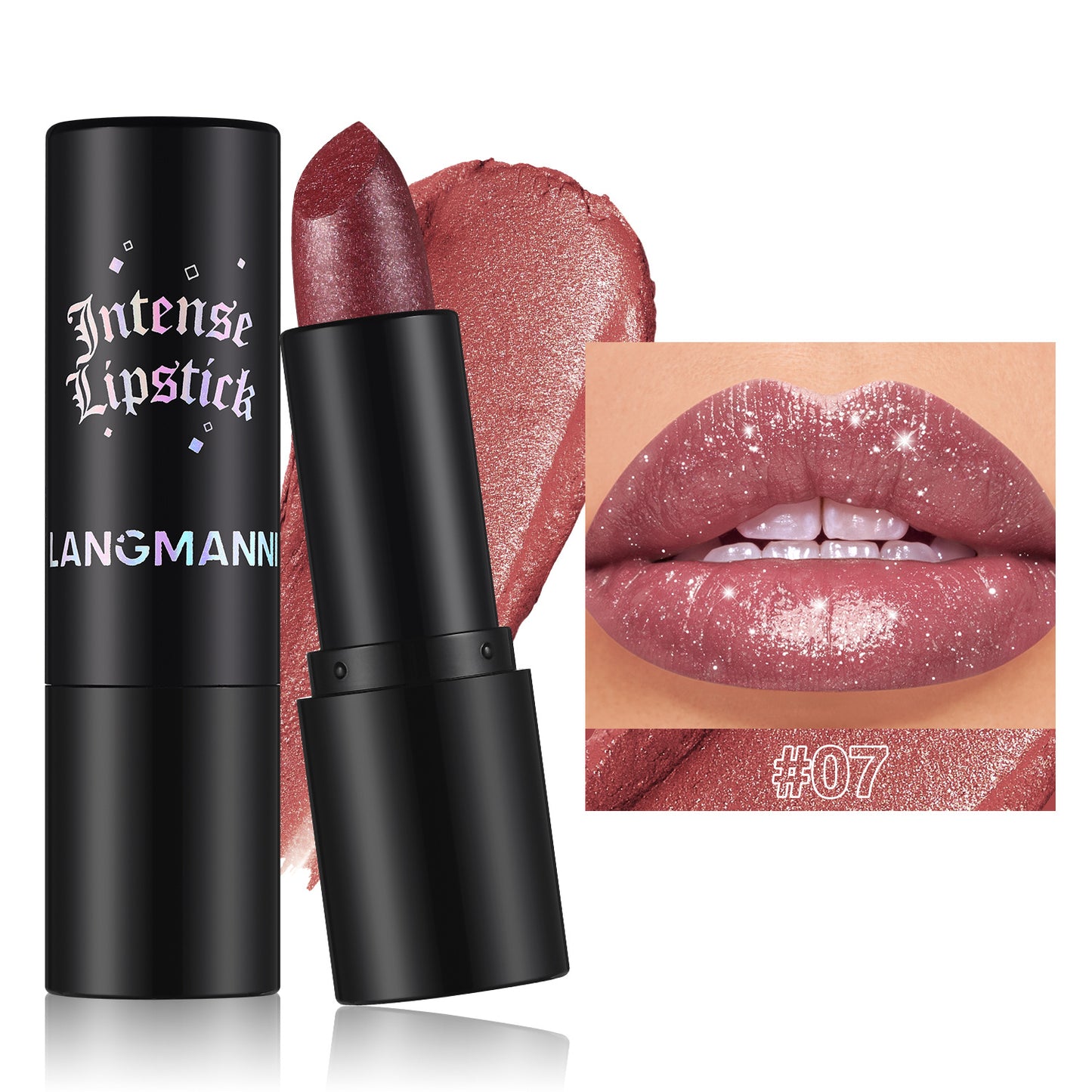 Seven-color Gothic Style Pearl Lipstick Multi-functional Lip And Cheek Dual-use