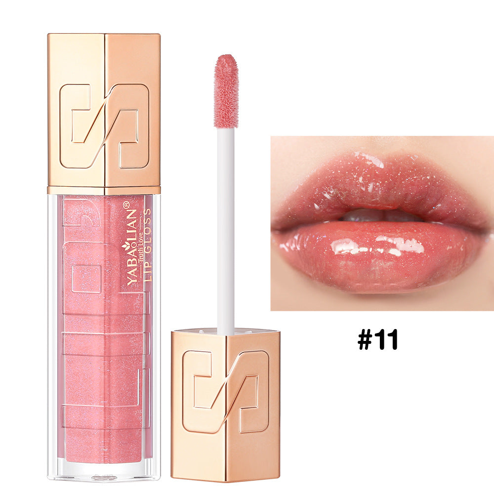Makeup Hyaluronic Acid Water Light Shimmer Sequins Lip Lacquer