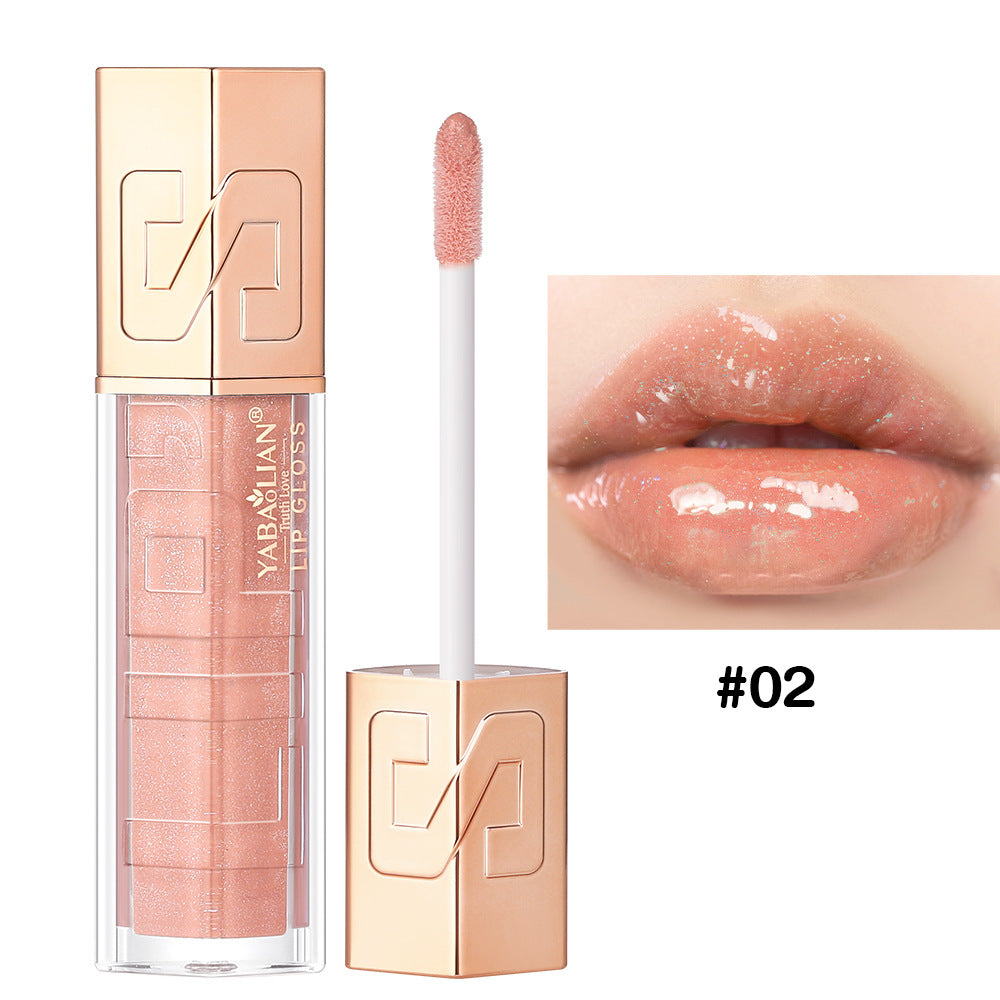 Makeup Hyaluronic Acid Water Light Shimmer Sequins Lip Lacquer