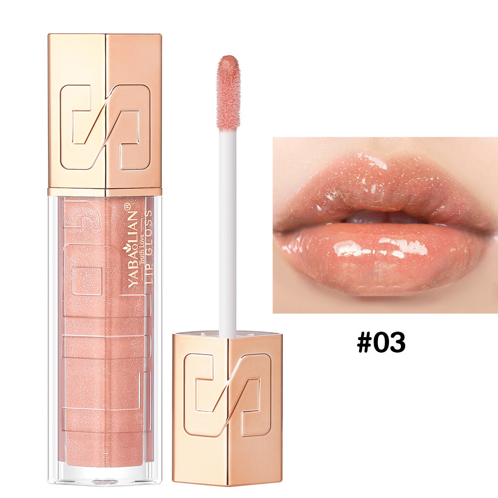 Makeup Hyaluronic Acid Water Light Shimmer Sequins Lip Lacquer
