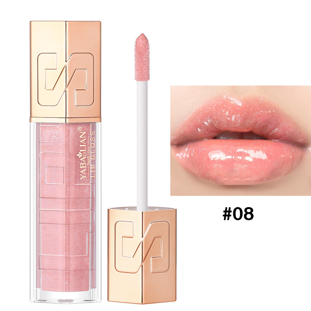 Makeup Hyaluronic Acid Water Light Shimmer Sequins Lip Lacquer