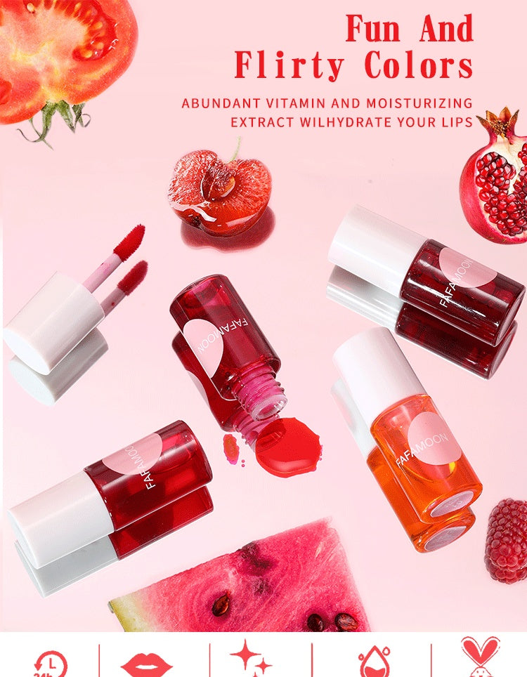Cross-border Lipstick Water Lip Stain Lip Lacquer Long-lasting Moisturizing Matte Rouge Cheek Dual-use