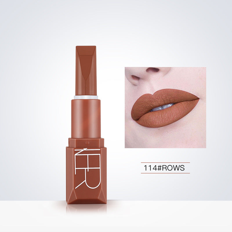 Pumpkin Color Matte Lipstick Matte Lip Glaze Longlasting Lip Gloss