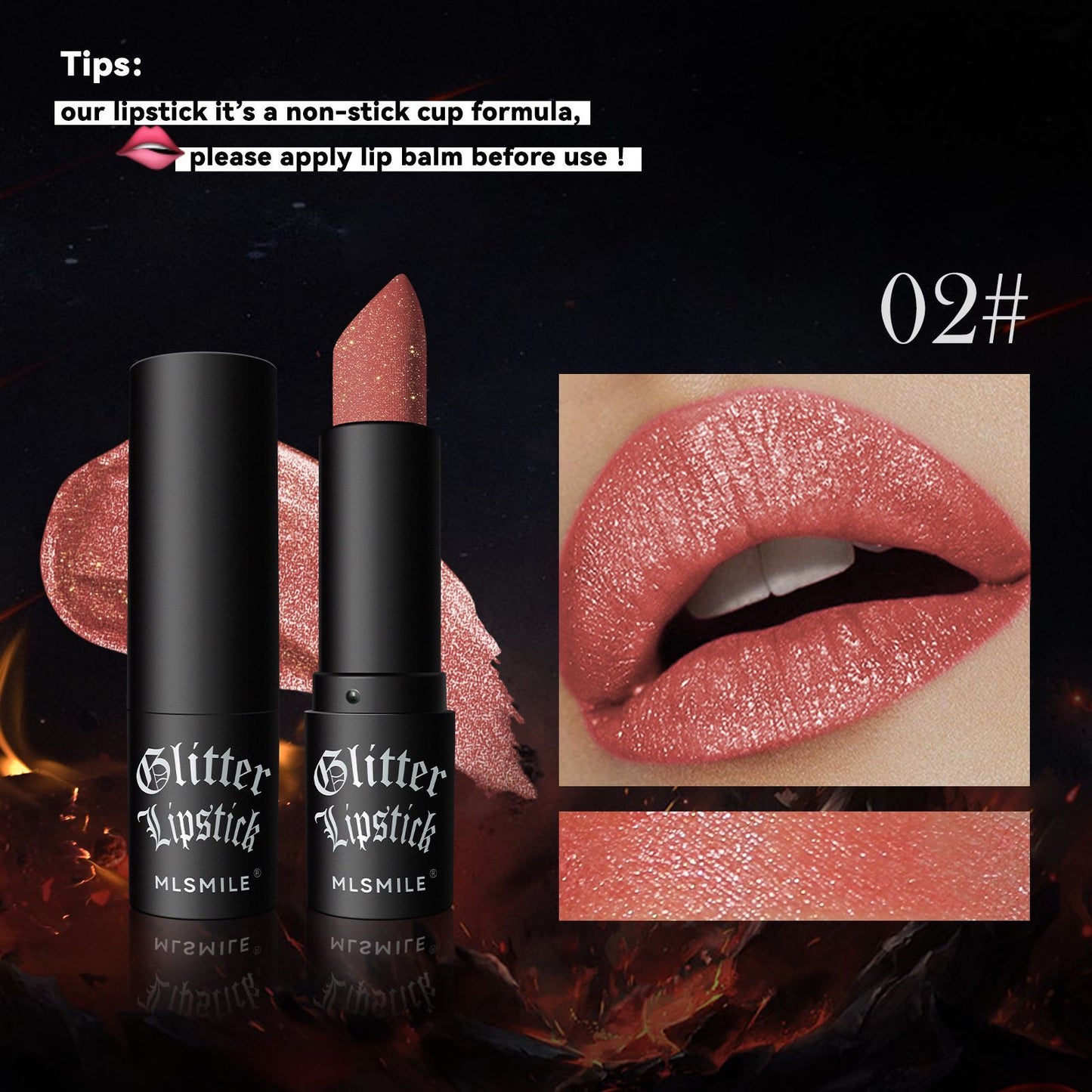 Pearlescent Thin And Glittering Diamond Lipstick Easy To Color Longlasting Lip Gloss Long Lasting Nourishing Moisturizing 7 Color Lipstick