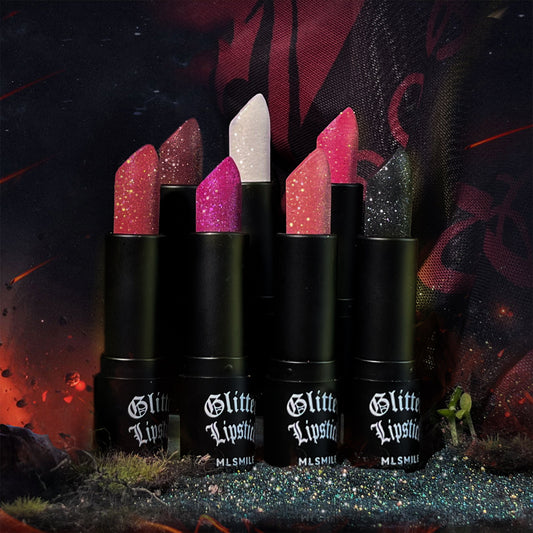 Pearlescent Thin And Glittering Diamond Lipstick Easy To Color Longlasting Lip Gloss Long Lasting Nourishing Moisturizing 7 Color Lipstick